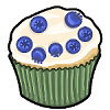 Agnes' Homemade Blueberry Cupcake